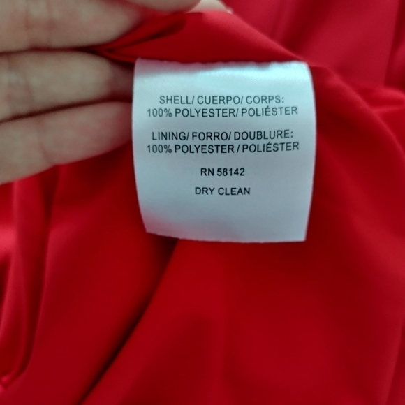 Gal Meets Glam Carmen Jumpsuit Red Bow One Shoulder Preppy Flowy Formal sz 00 - Picture 3 of 11